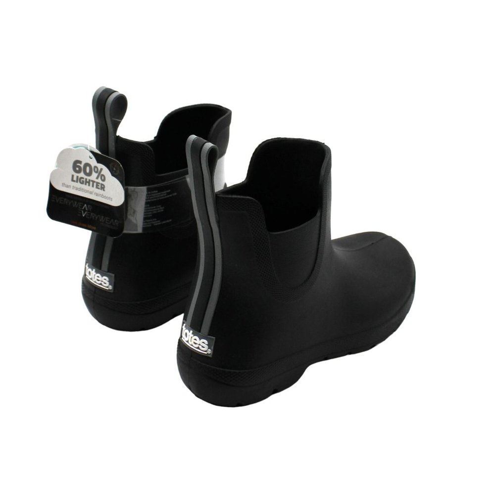 Totes Women's Everywear Chelsea Ankle Rain Boots Women's Shoes - Picture 6 of 7